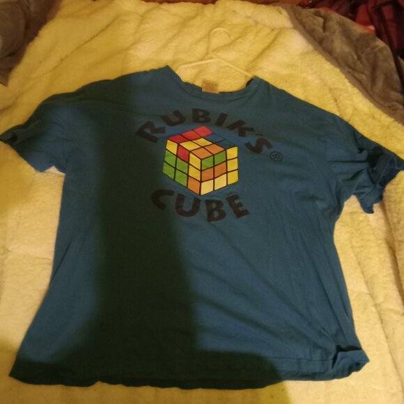 Vintage Rubik's Cube Shirt XXL Barely Worn - Picture 1 of 4